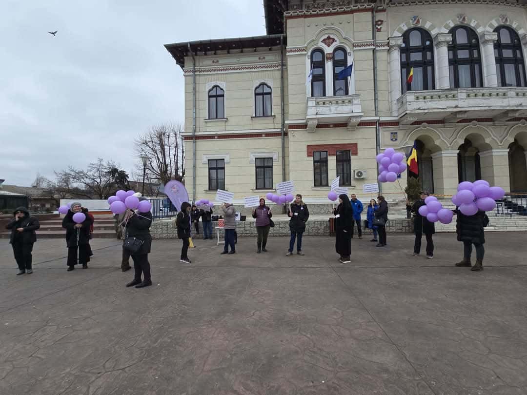 Protest al bolnavilor de cancer din județul Gorj