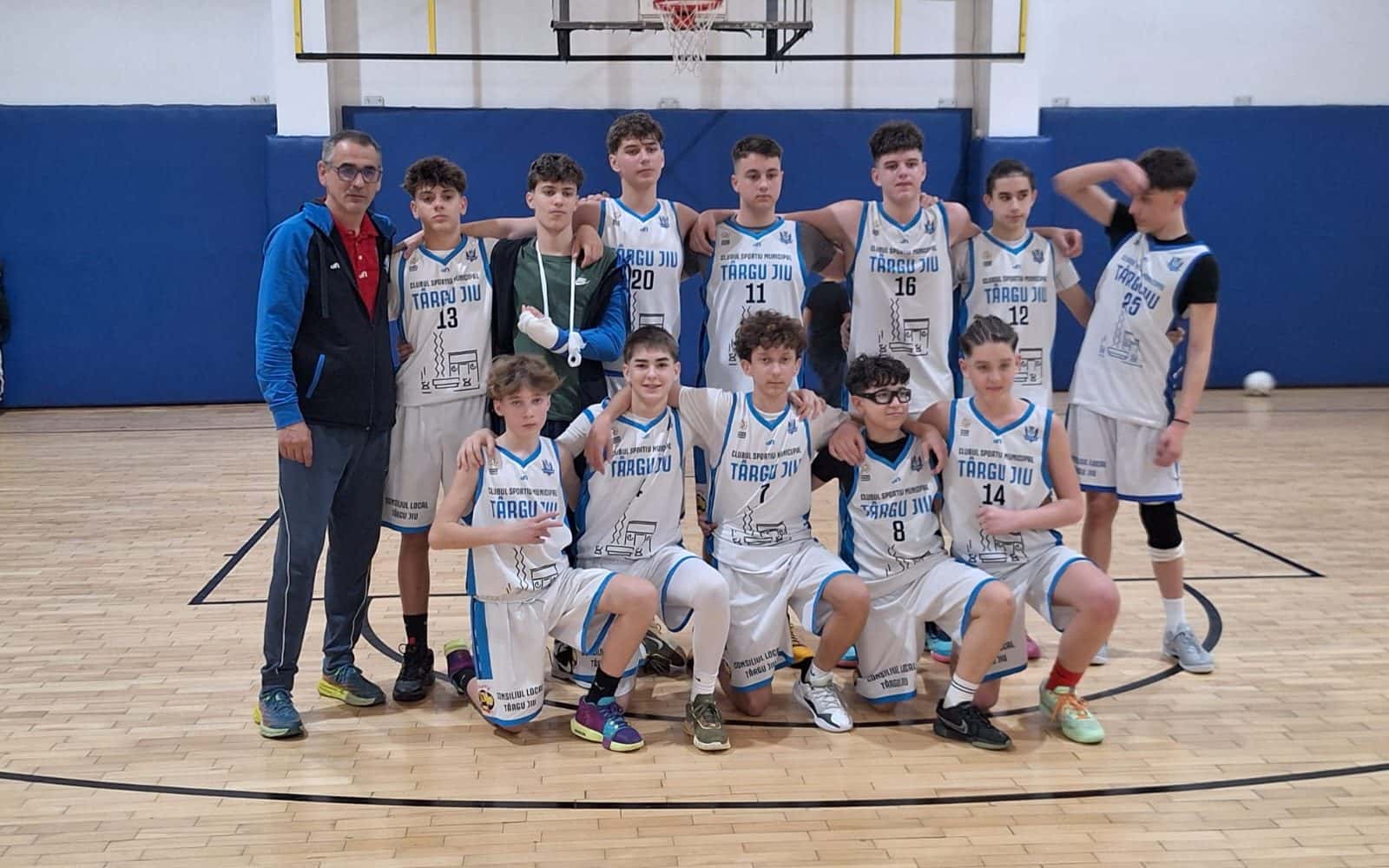 Baschetbaliștii U14 CSM Târgu Jiu s-au calificat la Turneul Final A