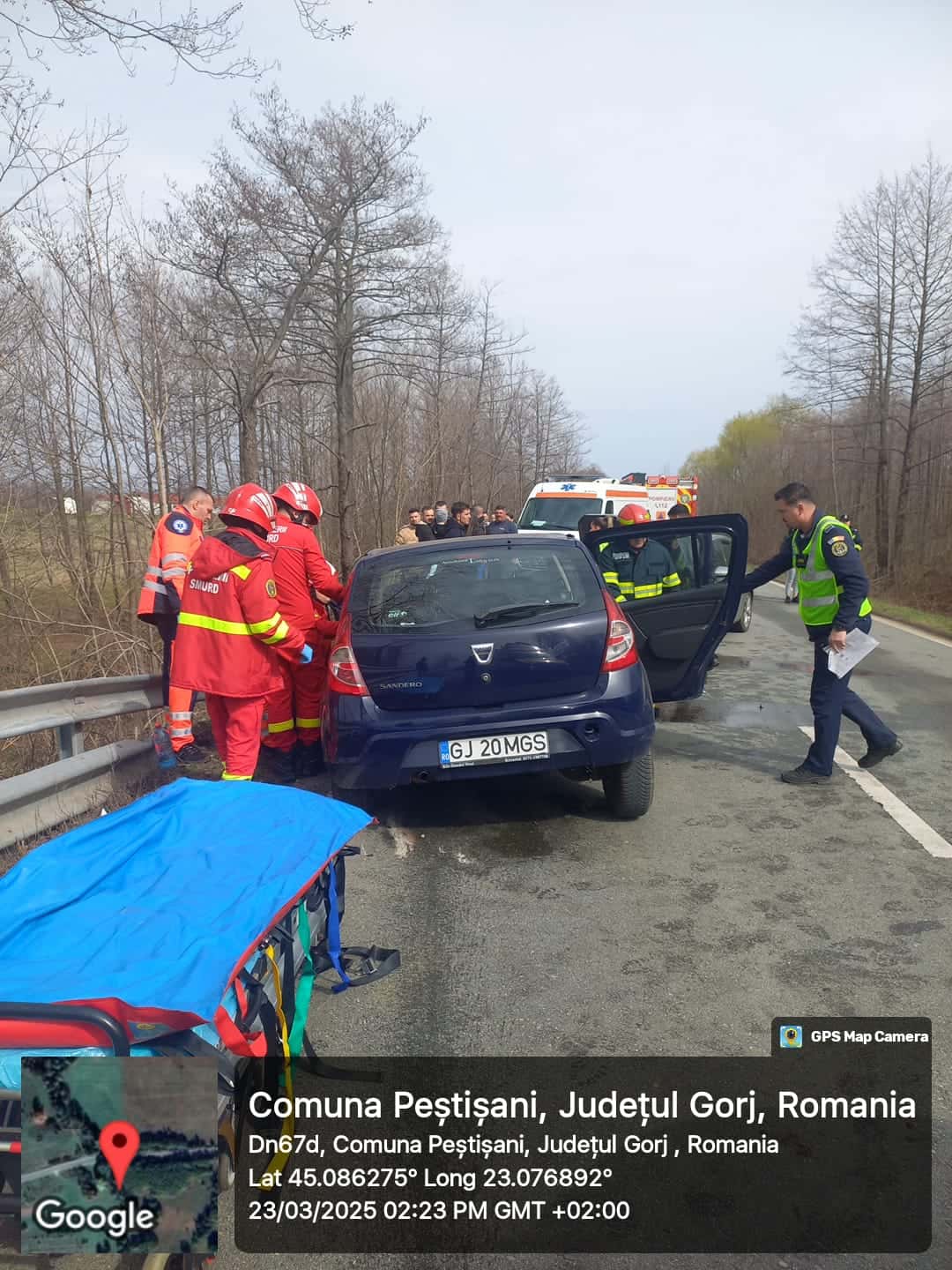 Accident cu patru victime la Peștișani