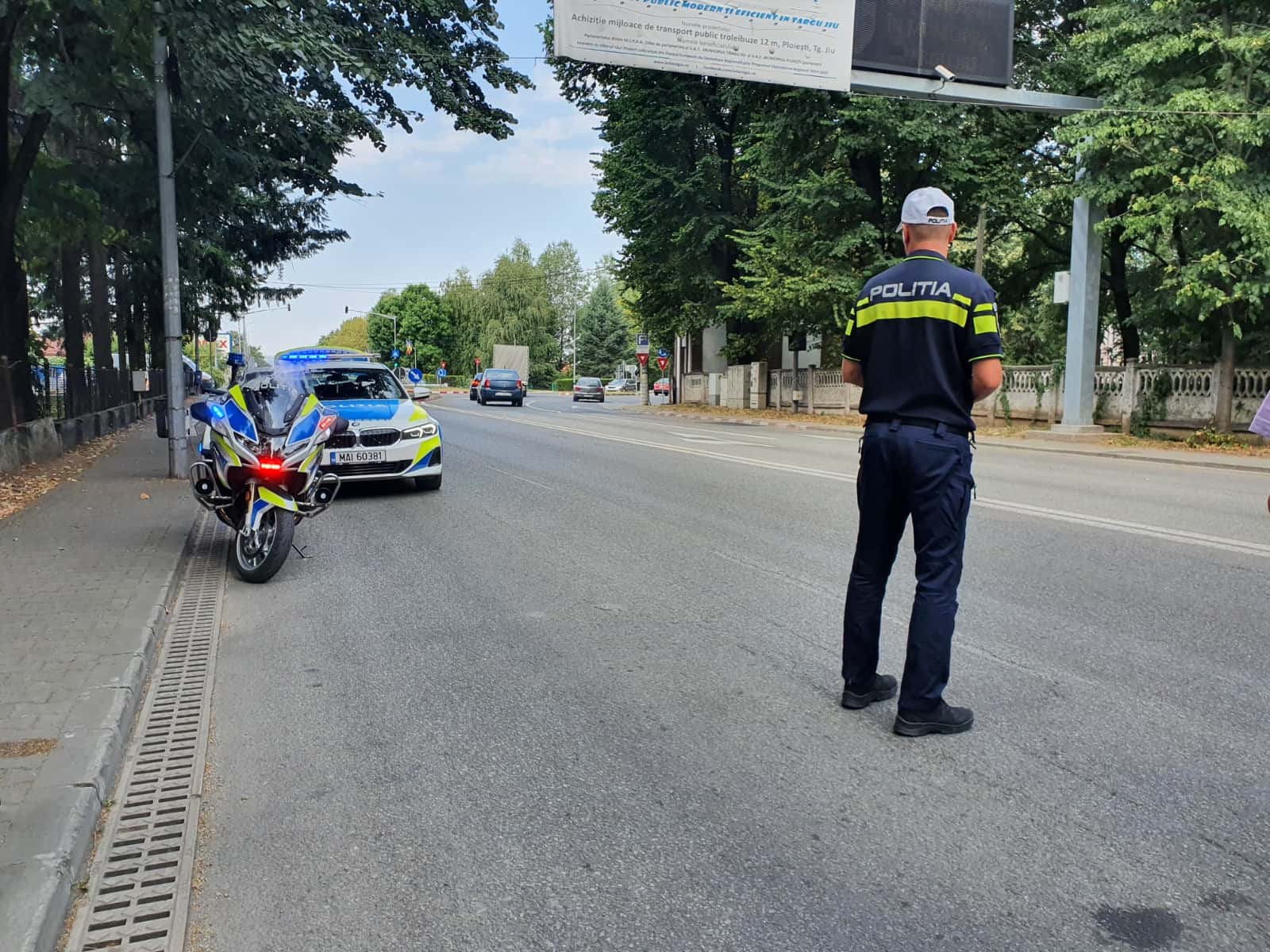 600 de sancțiuni rutiere în trei zile, în Gorj
