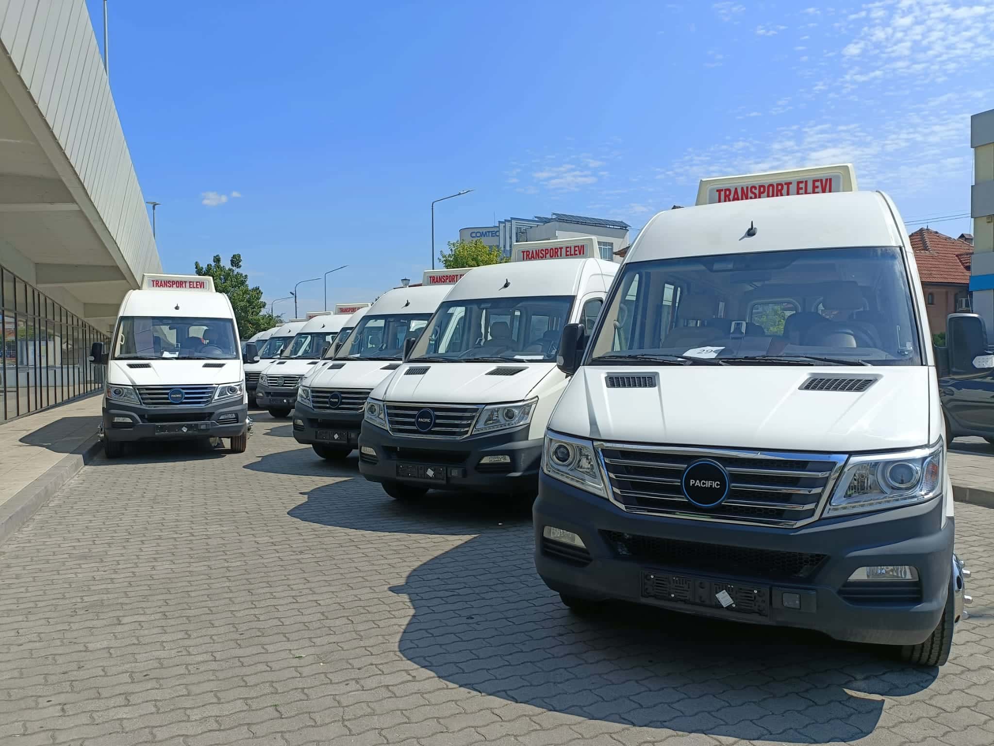 11 microbuze electrice pentru elevii din mediul rural