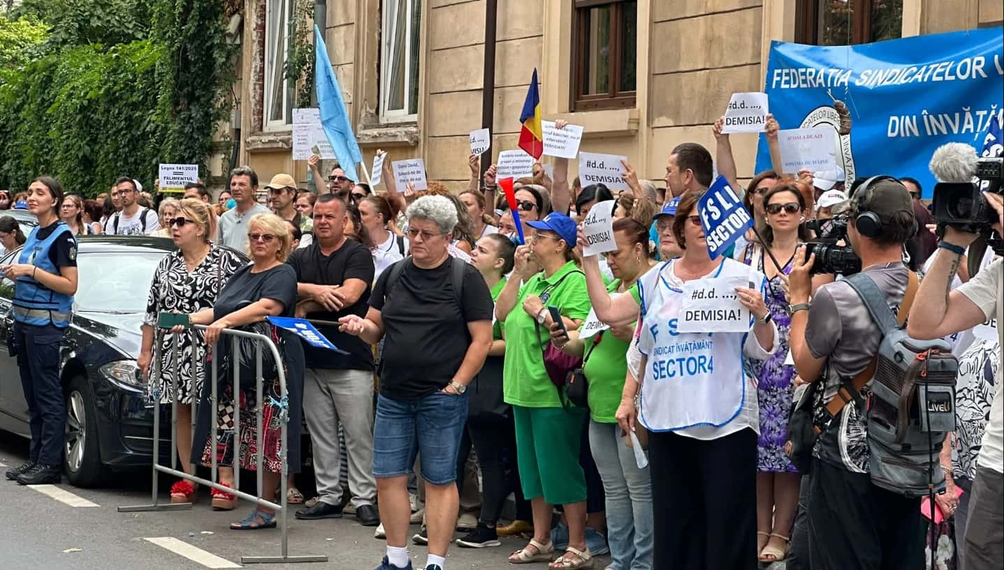 Sindicaliștii din educație anunță un protest pe 17 iunie