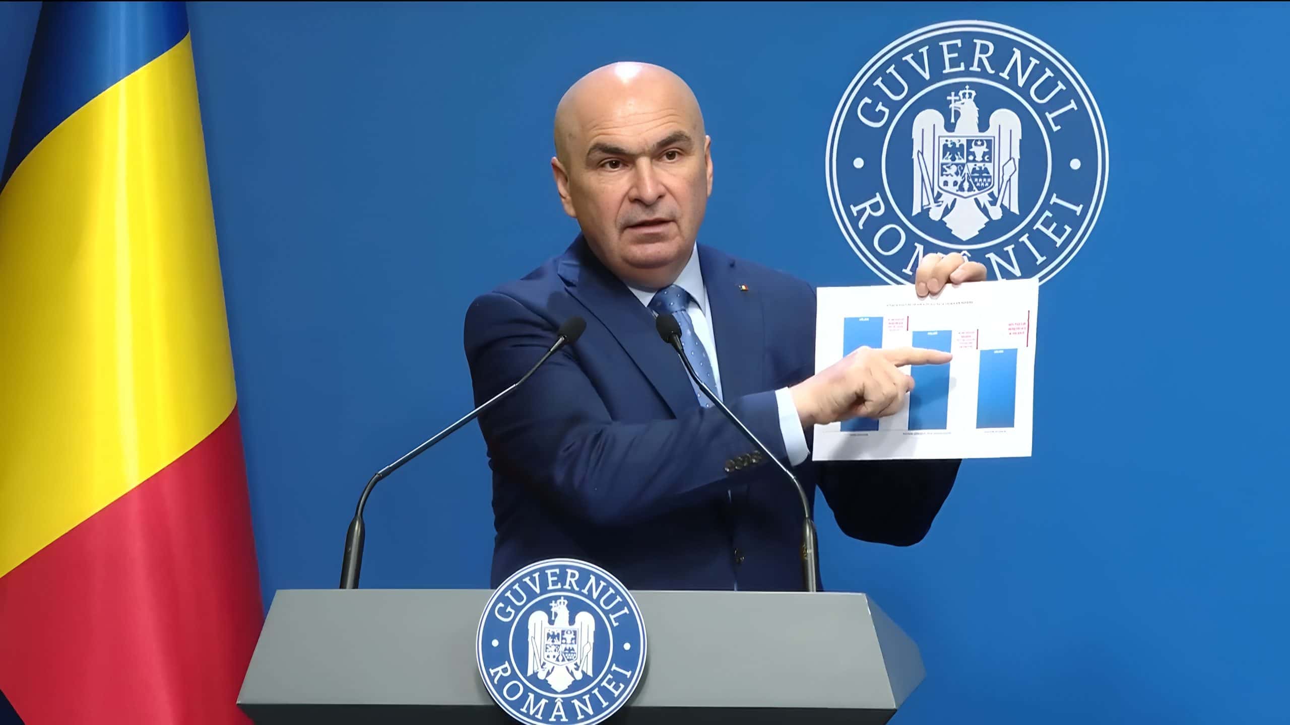 Bolojan: Deficitul României a scăzut cu 37% în primele șapte luni din 2026