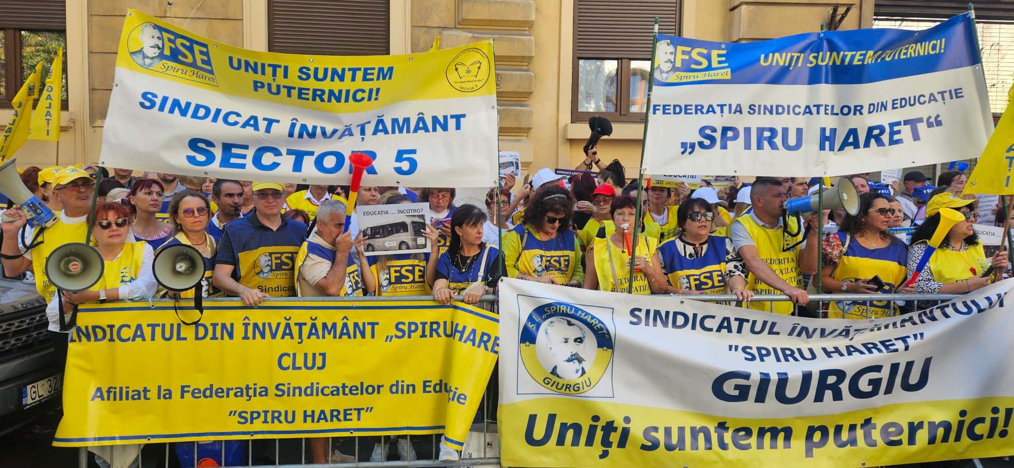 Studenții se alătură protestelor profesorilor pe 8 septembrie