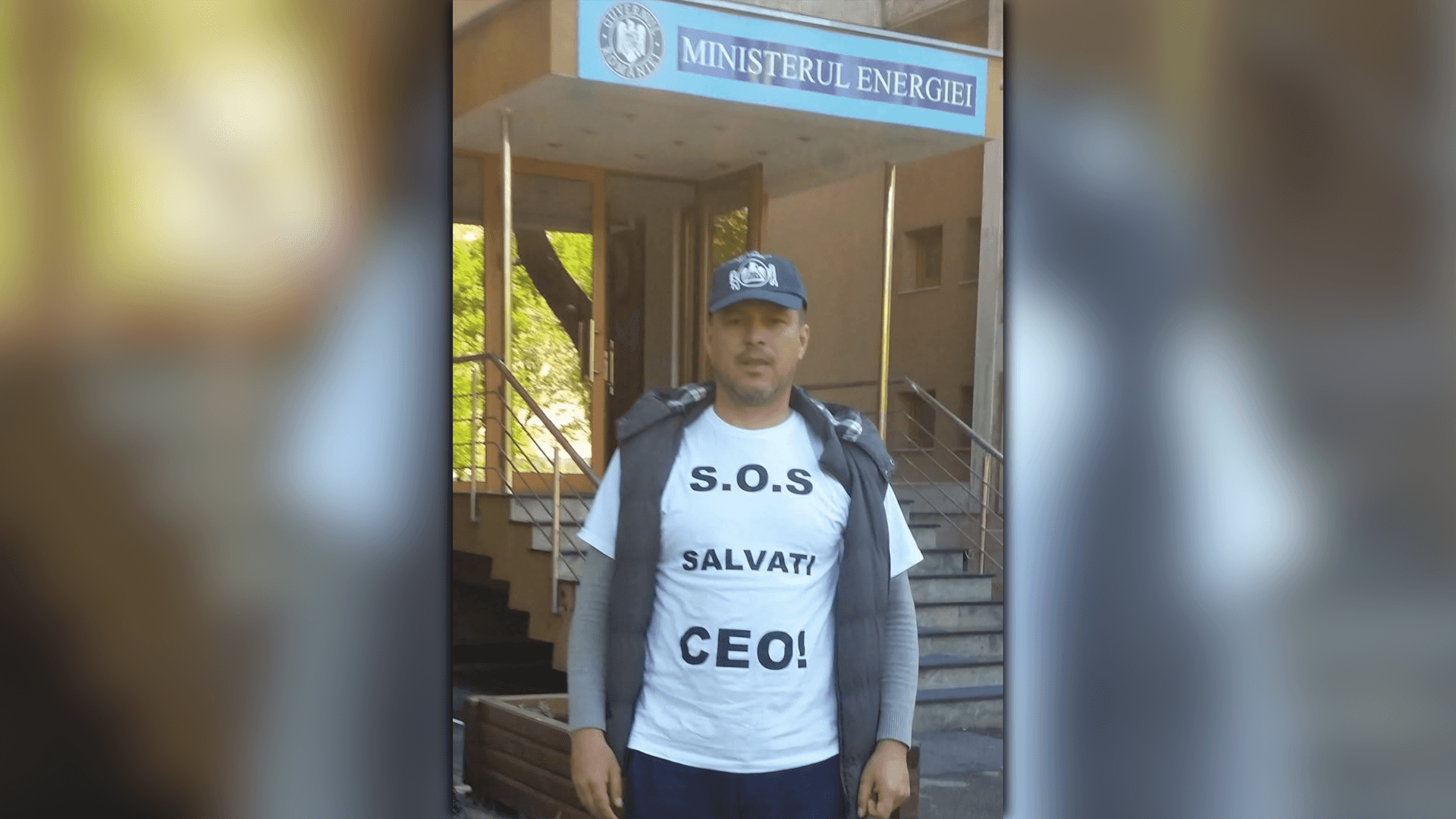 Pensionar din CEO, protest în fața Prefecturii