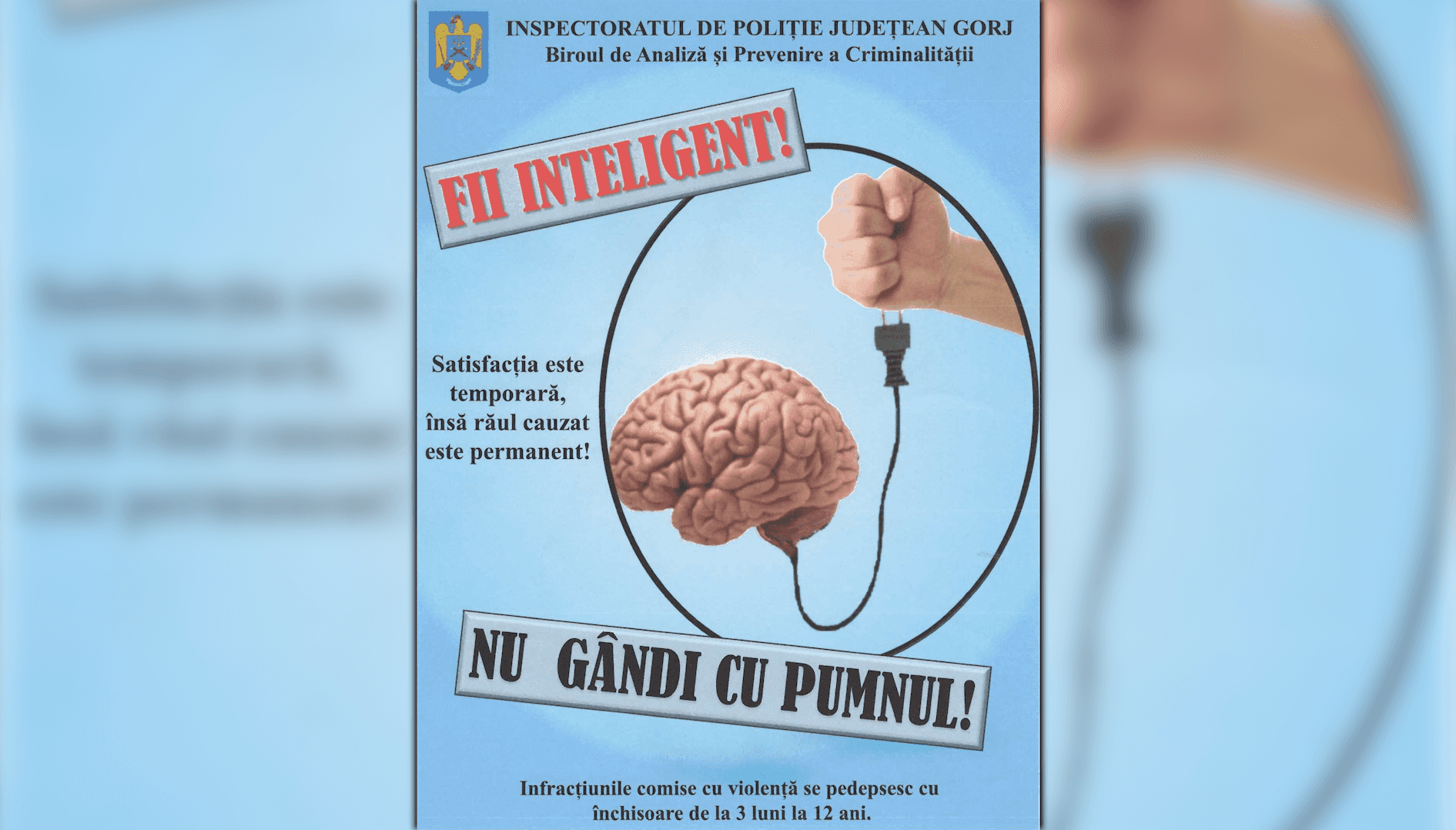 Polițiștii gorjeni lansează campania „Stop Violenței!”