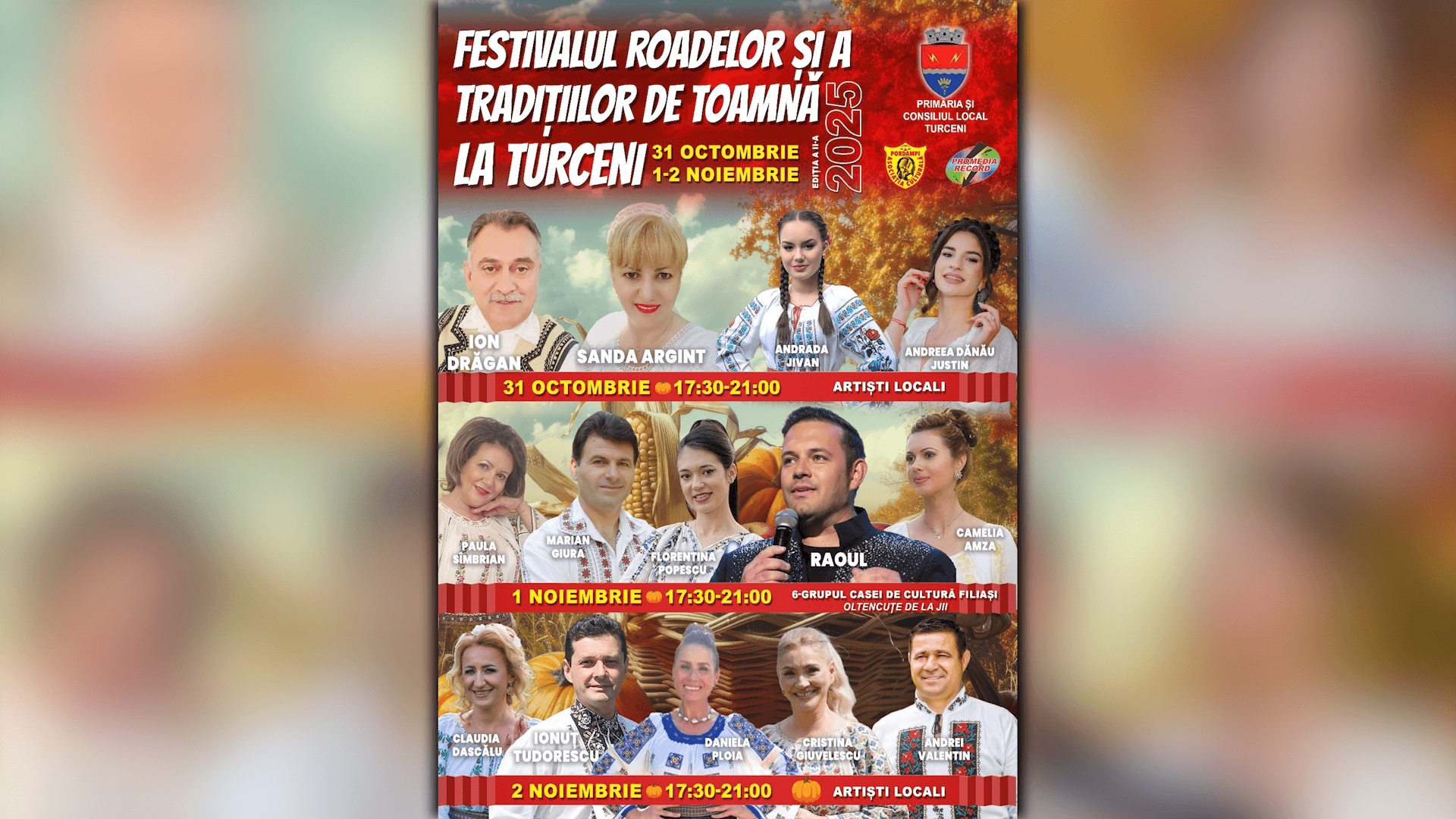 Festivalul Roadelor și Tradițiilor de Toamnă, la Turceni