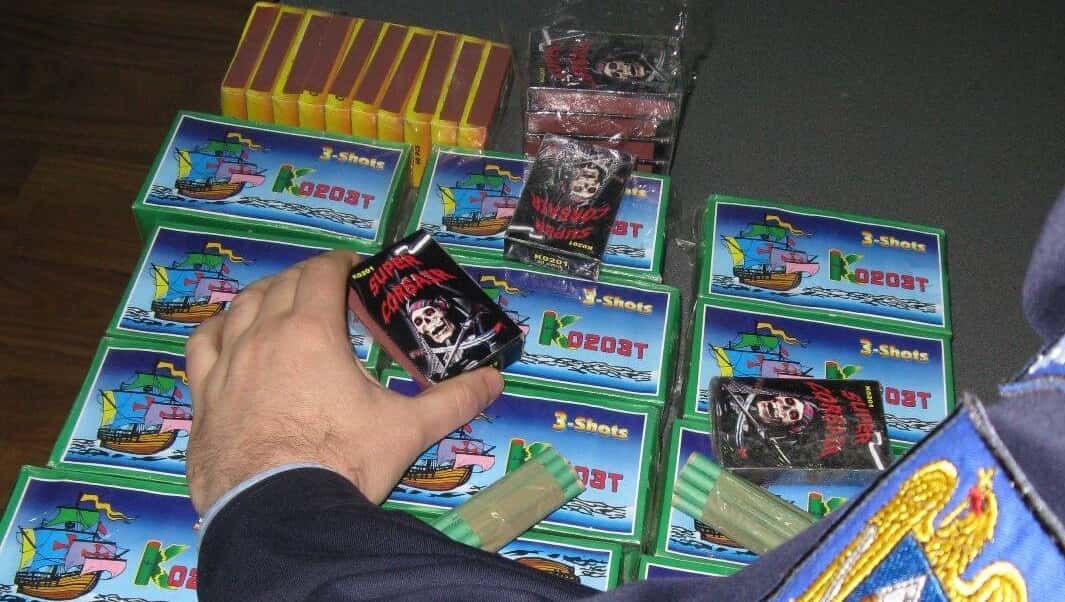 Control la Târgu Jiu: fumigene ridicate de polițiști