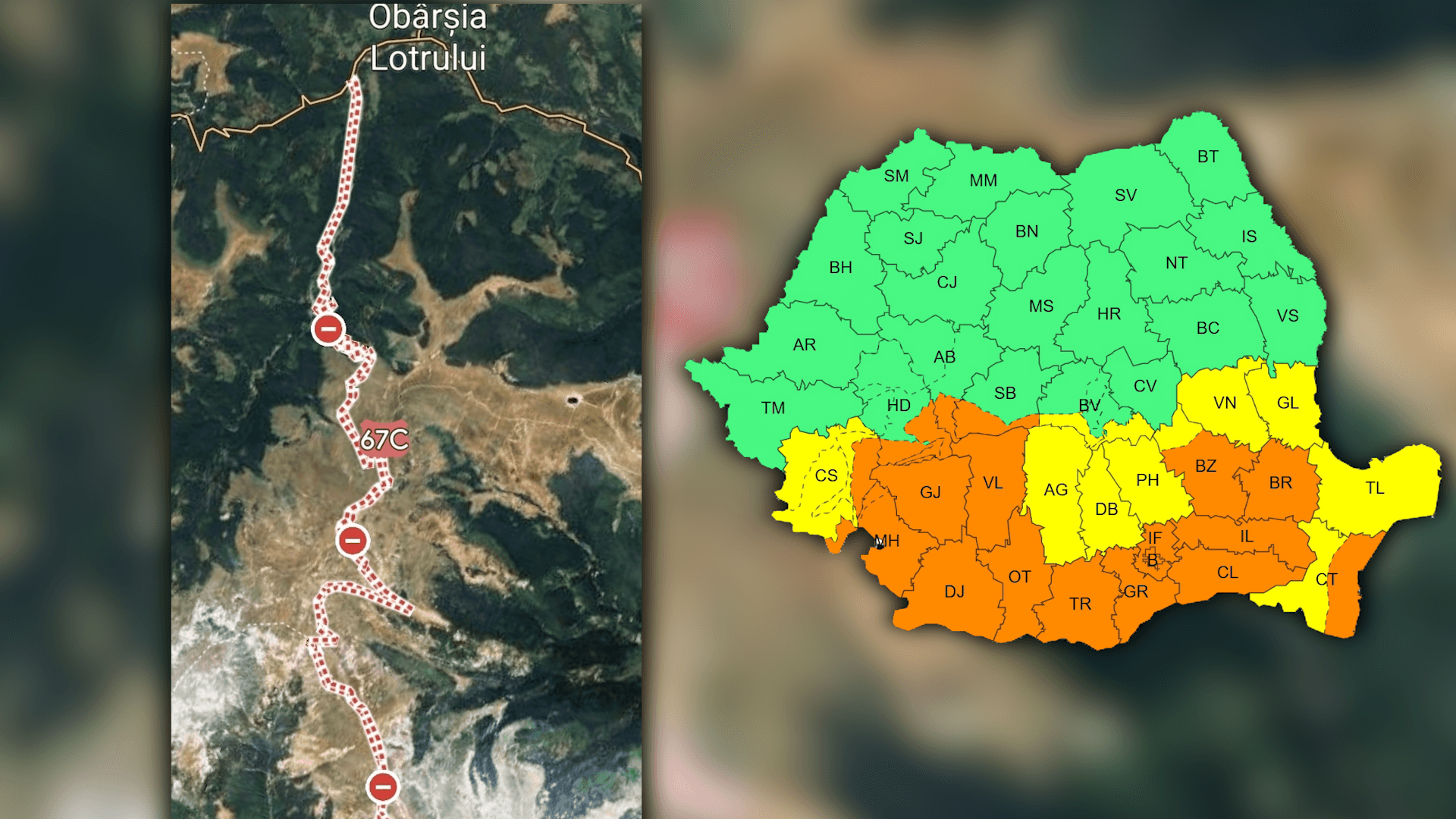 Circulația pe Transalpina - închisă