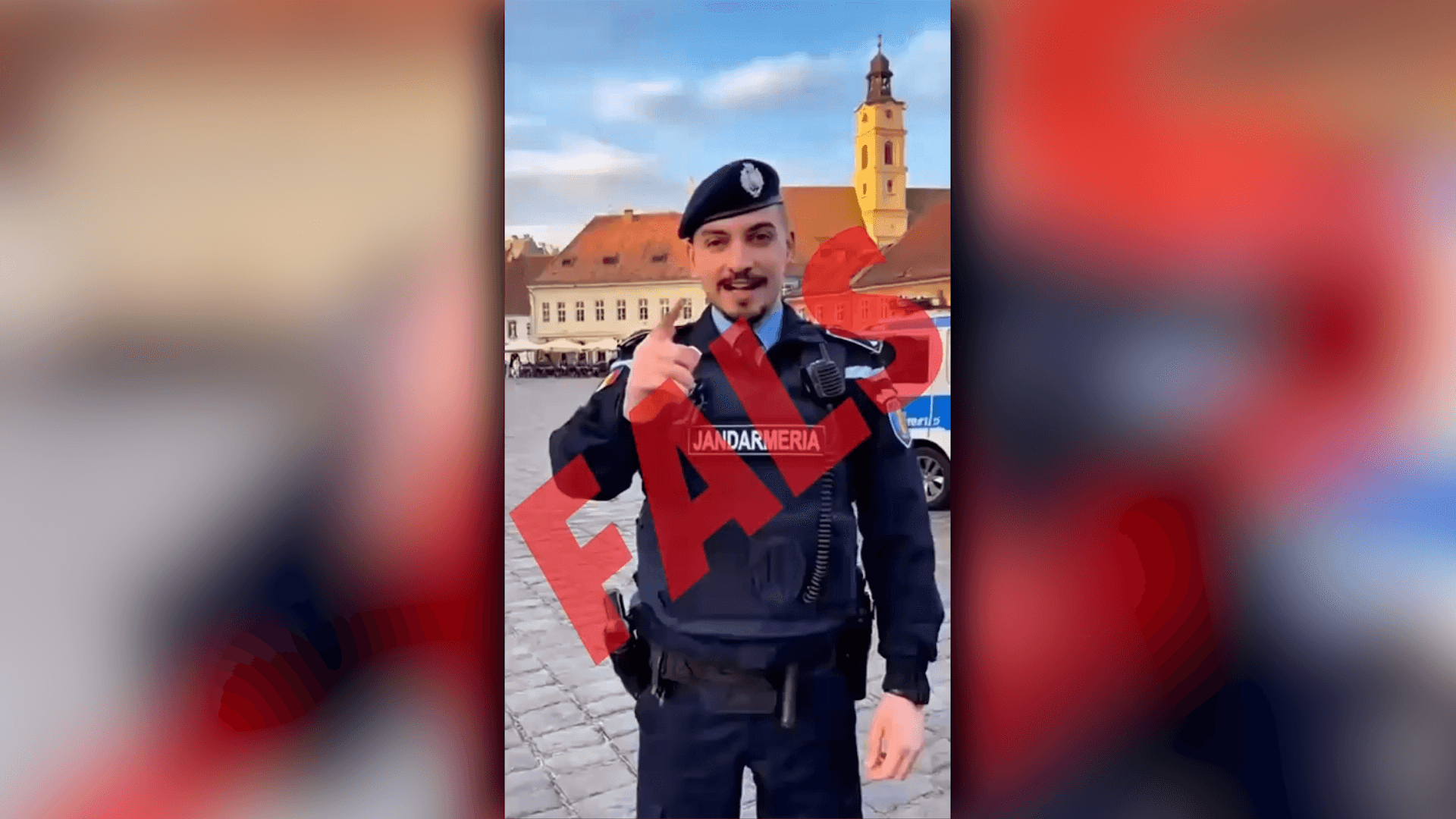 Jandarmeria Română avertizează asupra unui nou clip fals