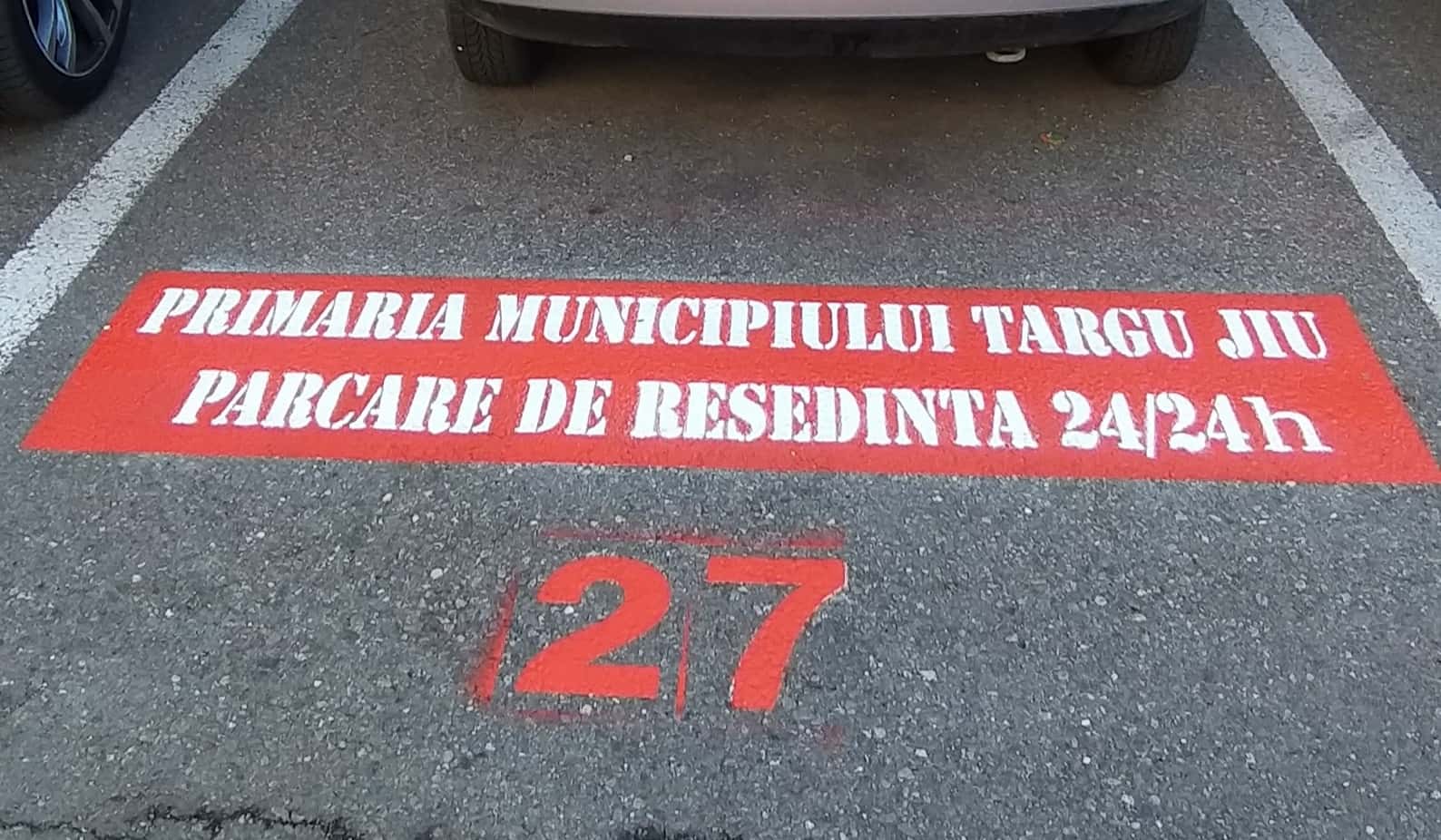 Proiect: Fără parcări 24/24 în Târgu Jiu