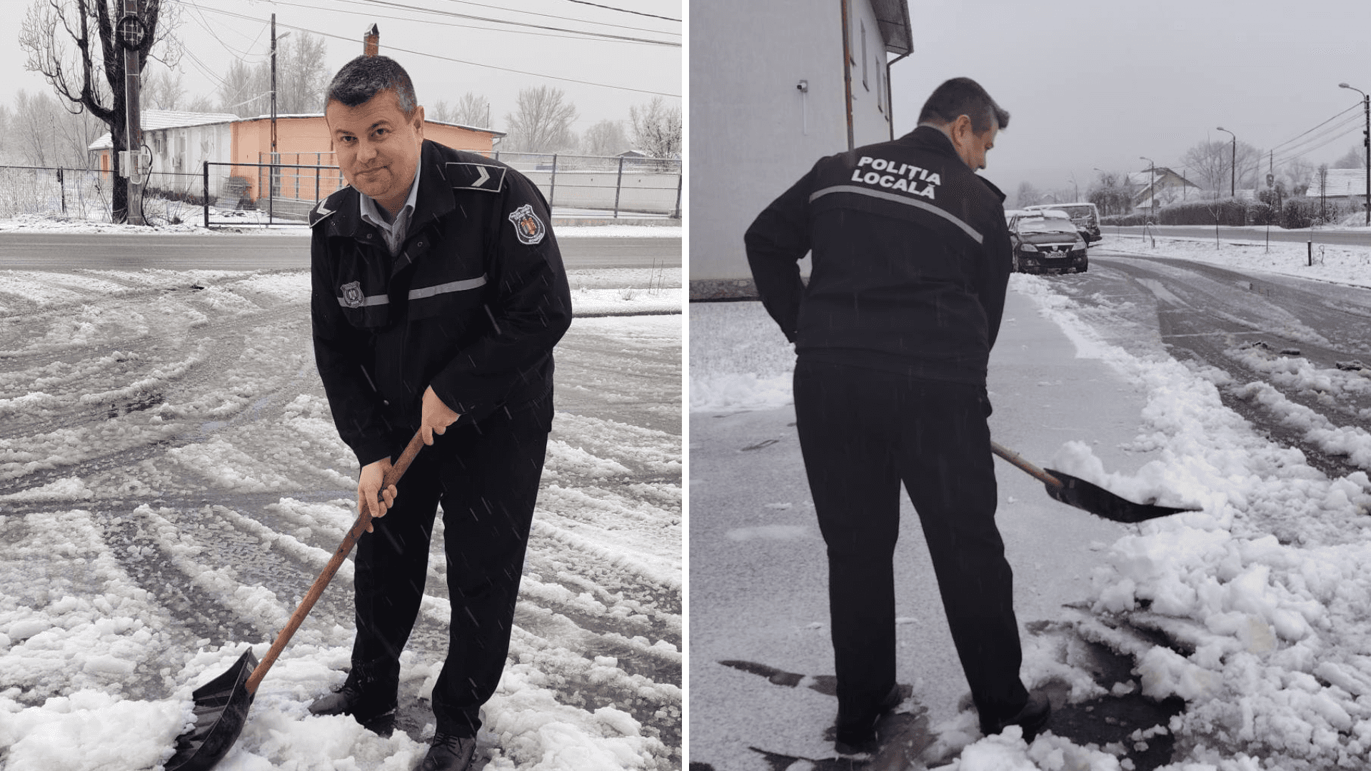 Poliția Locală Târgu Jiu: Proprietarii trebuie să curețe trotuarele, acoperișurile și terasele