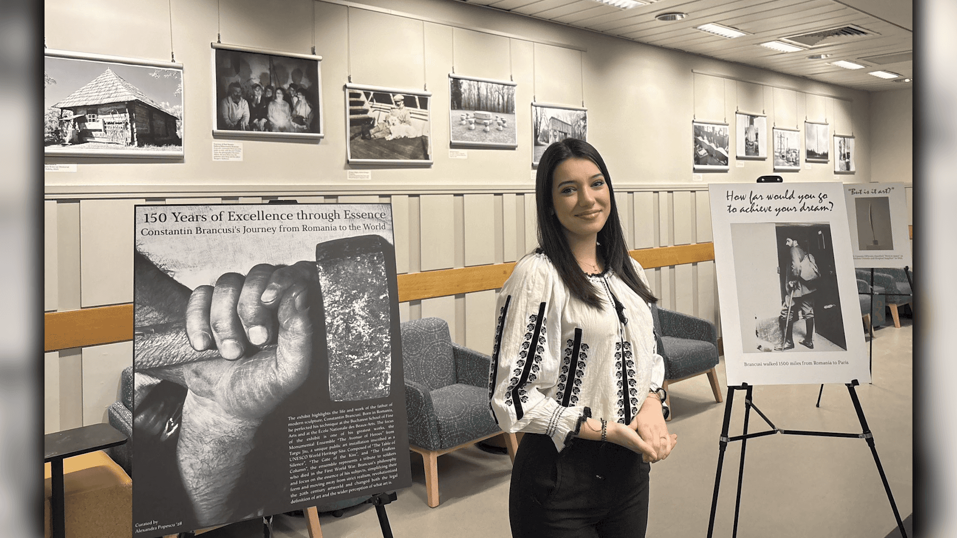 Tânără din Gorj, curatorul primei expoziții dedicate lui Brâncuși în SUA în 2026