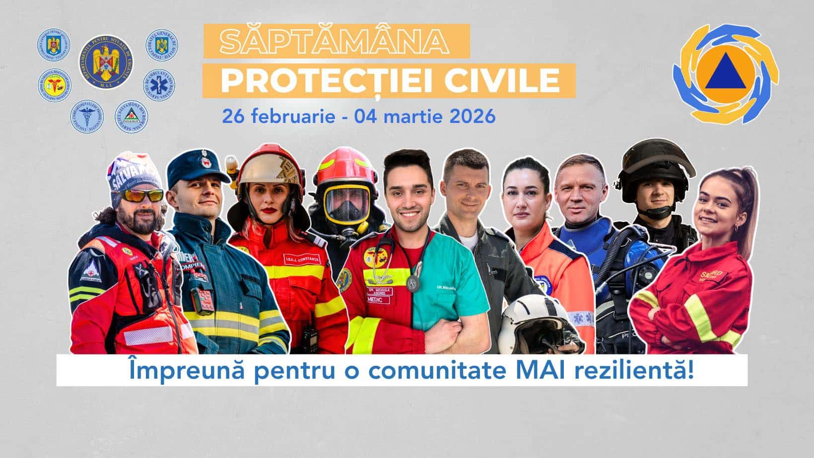 ISU Gorj: Săptămâna Protecției Civile