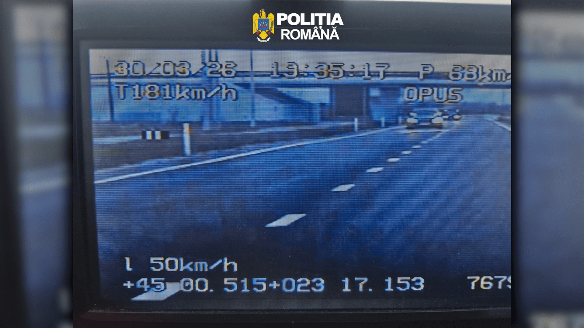 Cu ITP-ul expirat și 181 km/h pe centura municipiului