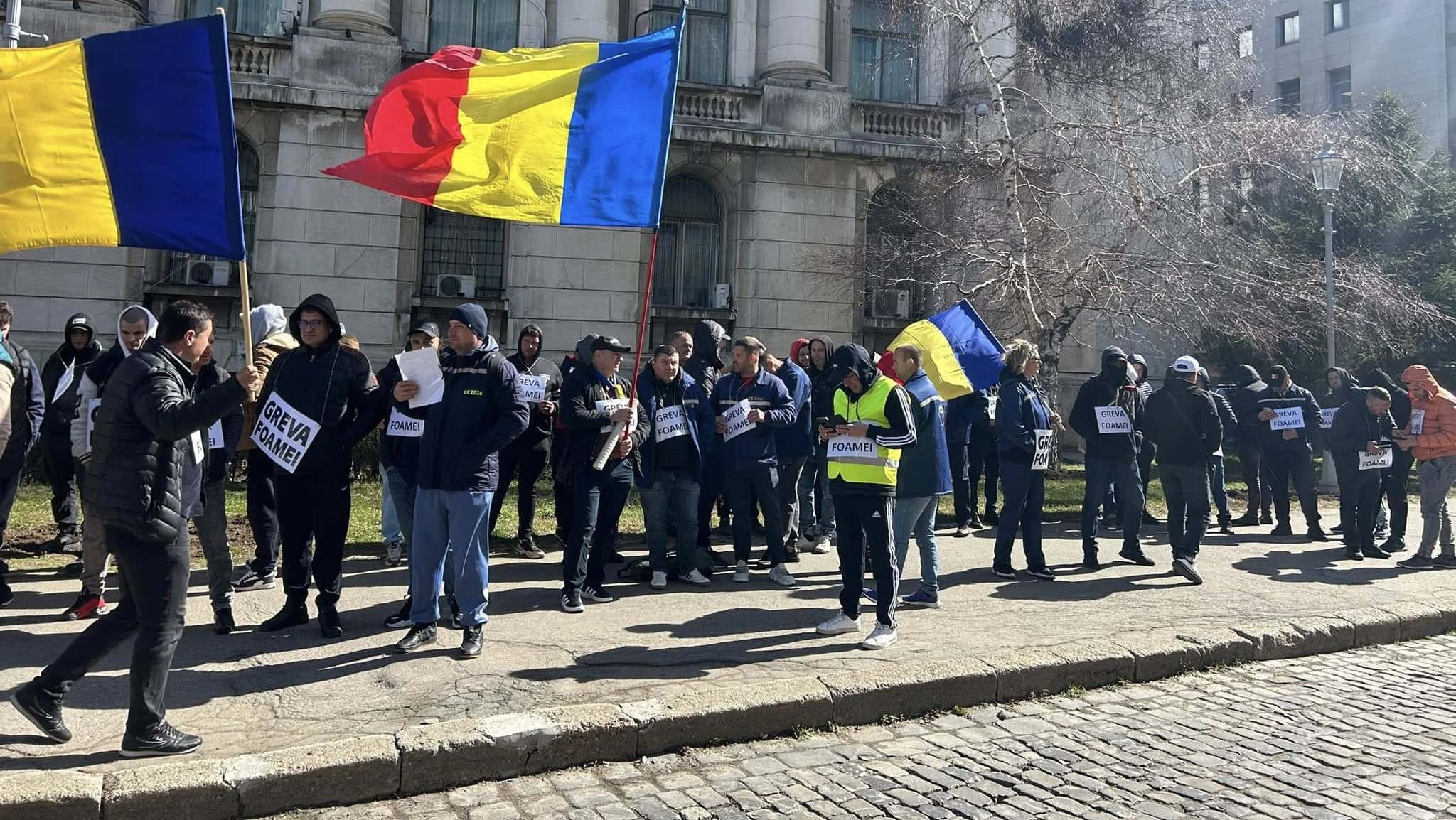 Minerii și energeticienii protestează la București