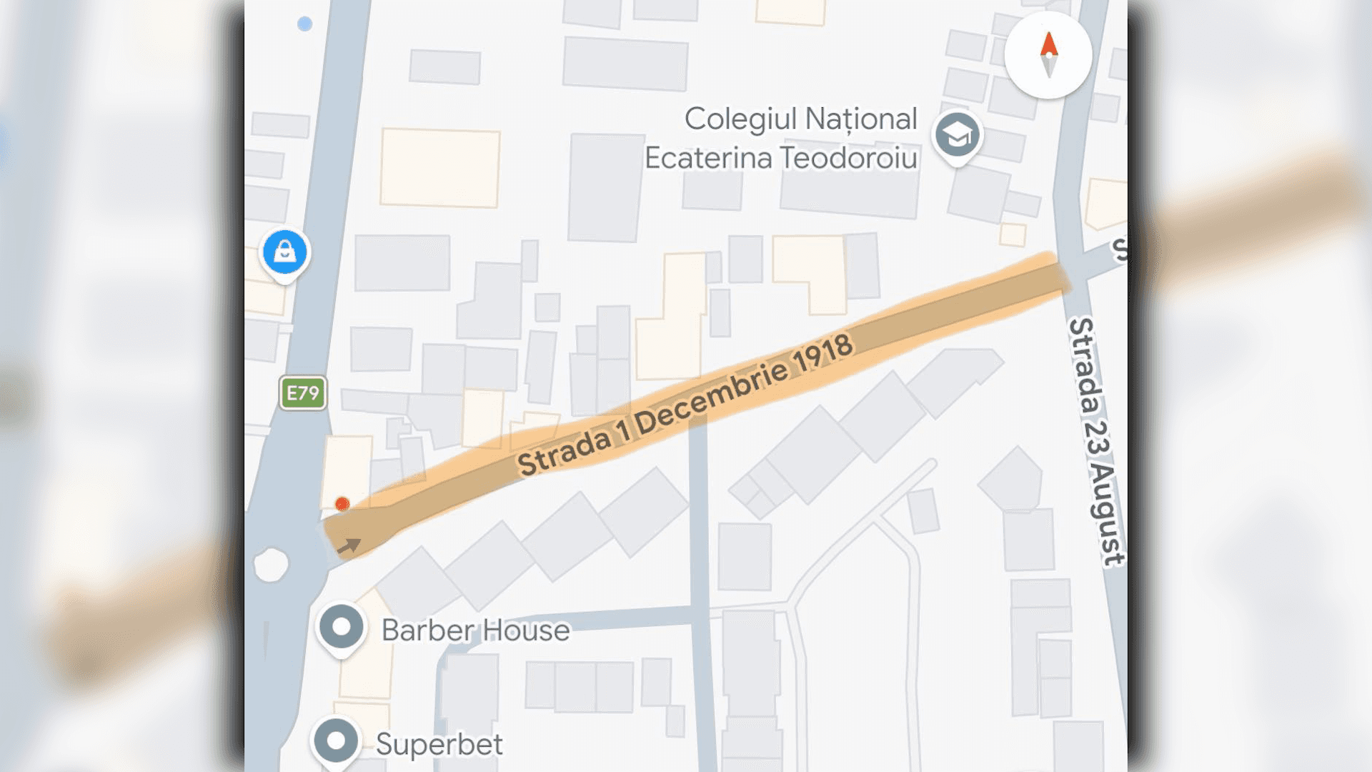 Lucrări de reparații pe strada 1 Decembrie 1918