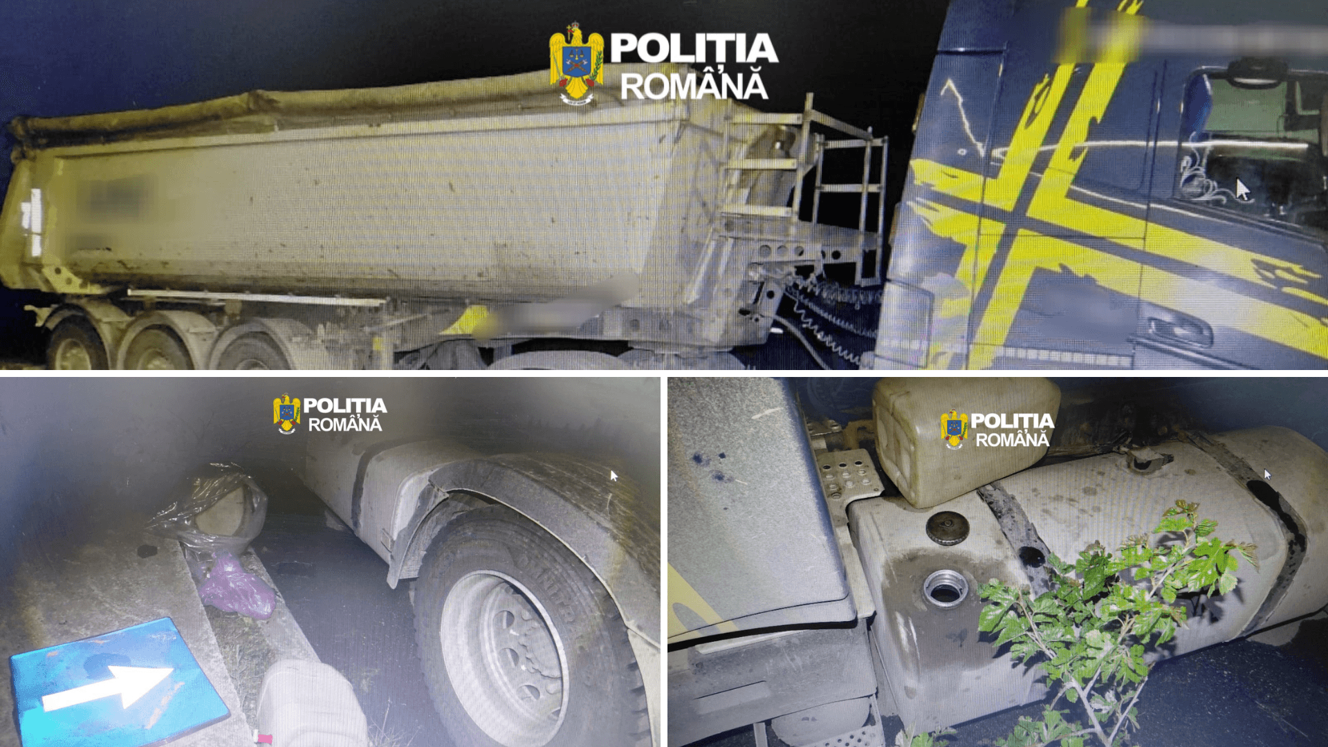 Doi bărbați au furat motorină dintr-un camion în Bumbești-Jiu