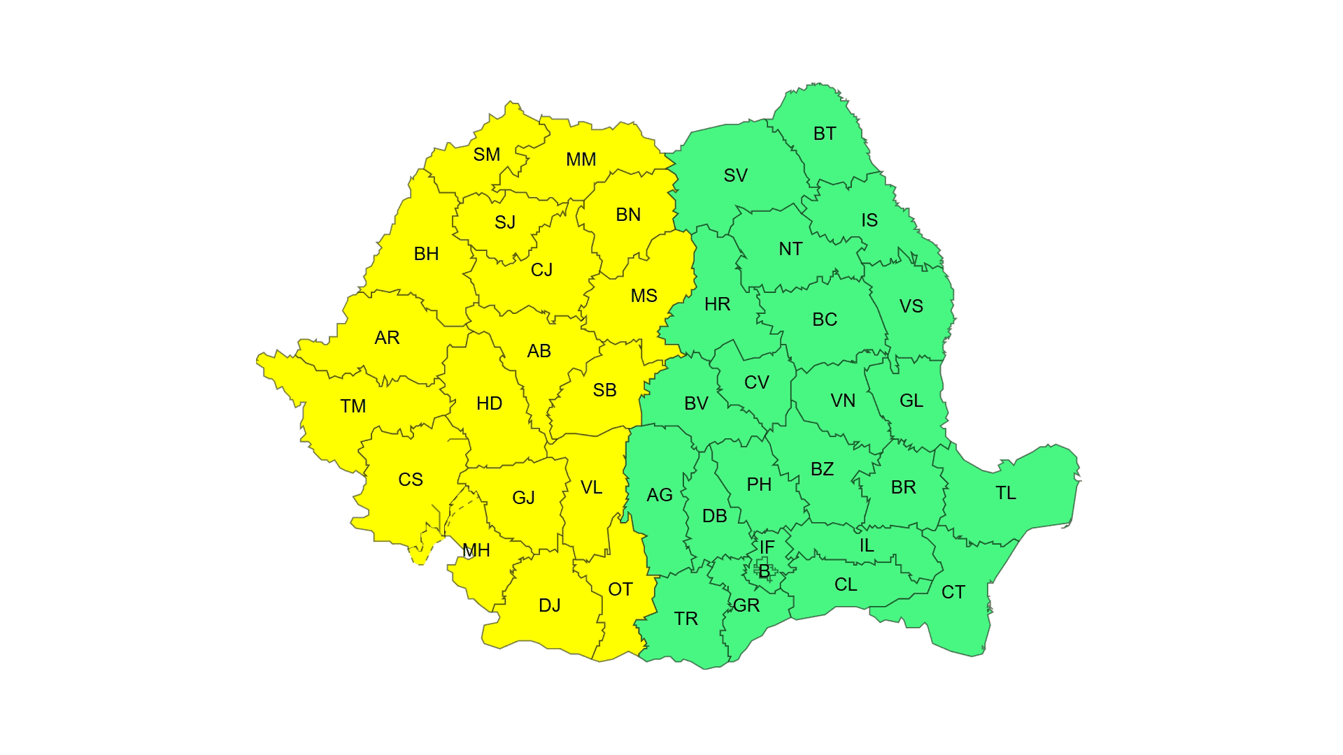 Cod galben de caniculă