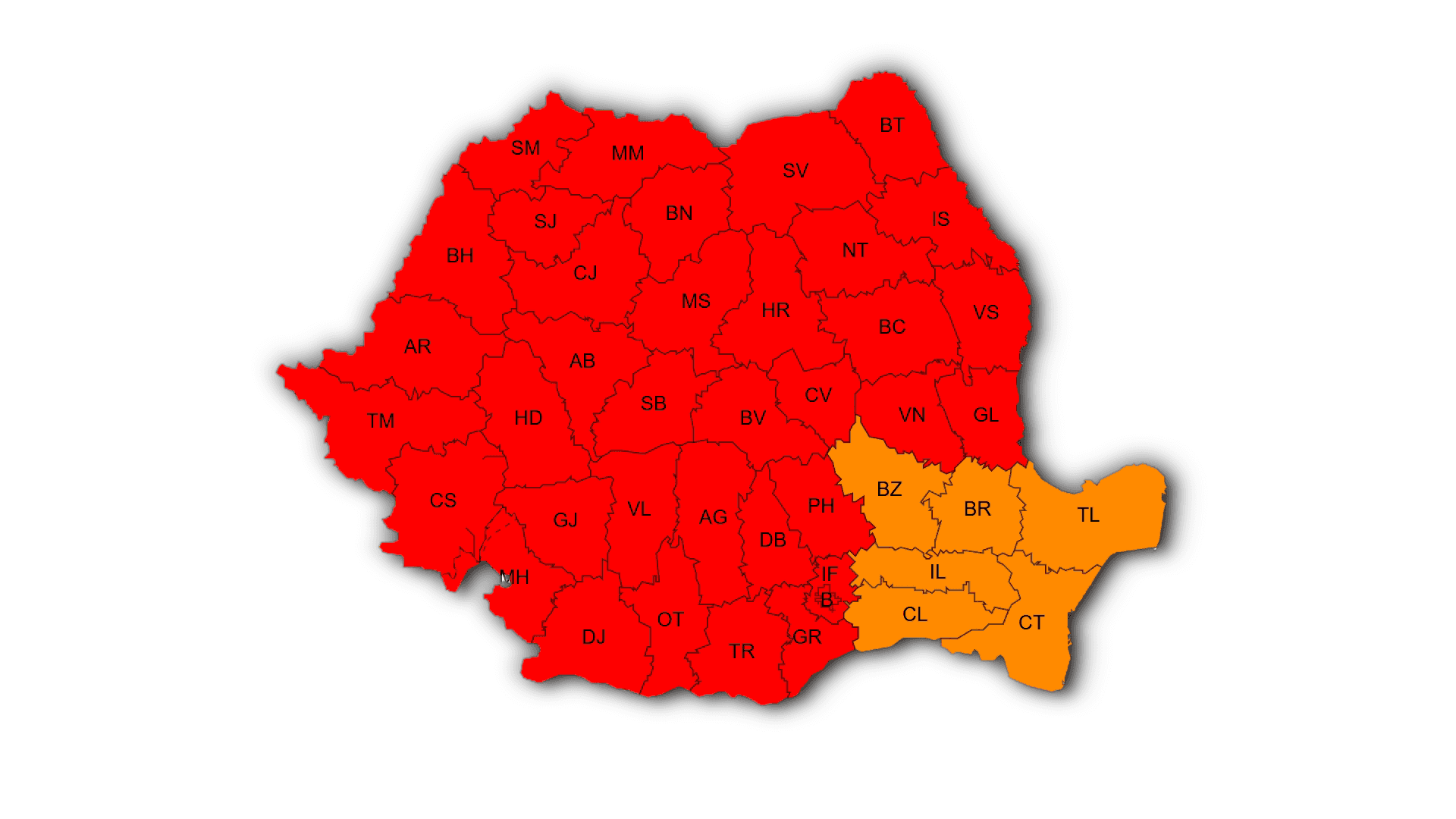 Cod roșu de caniculă