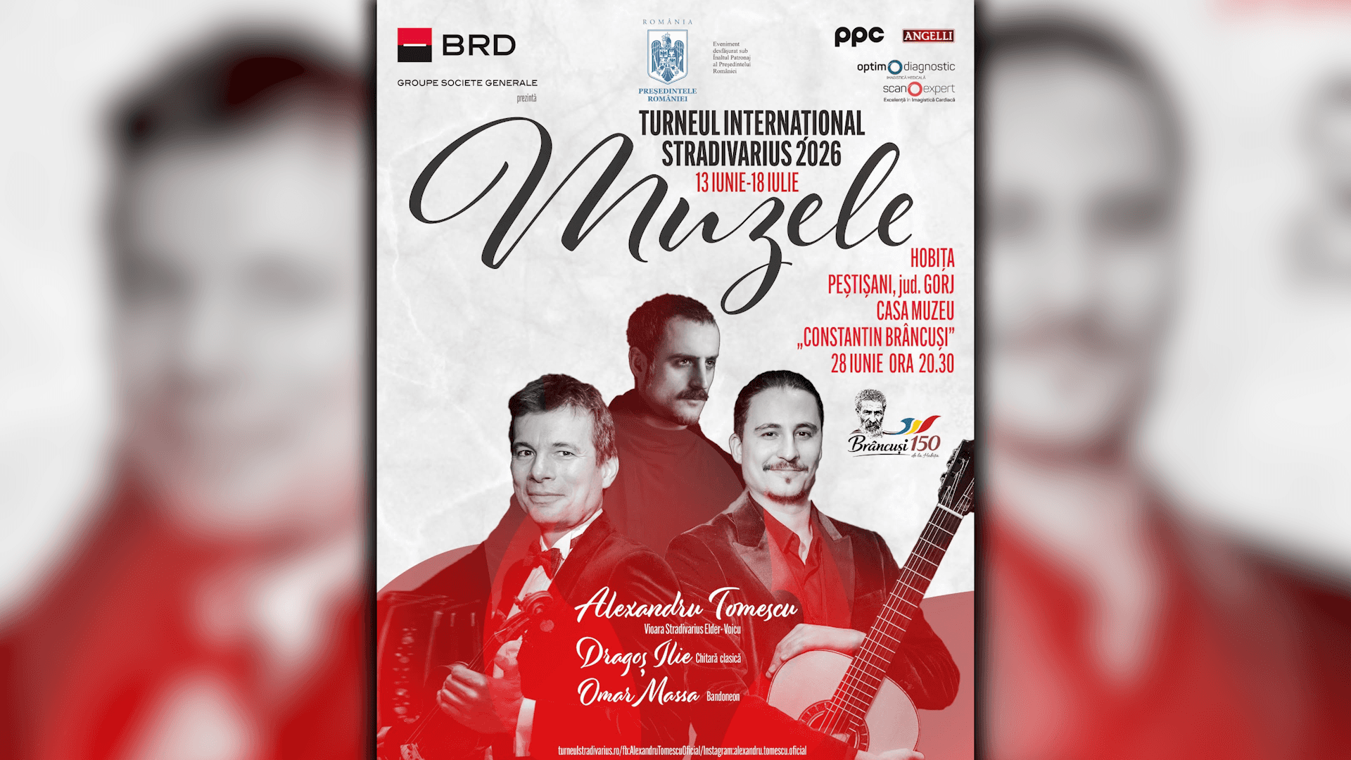 Turneul Stradivarius „Muzele” ajunge la Hobița