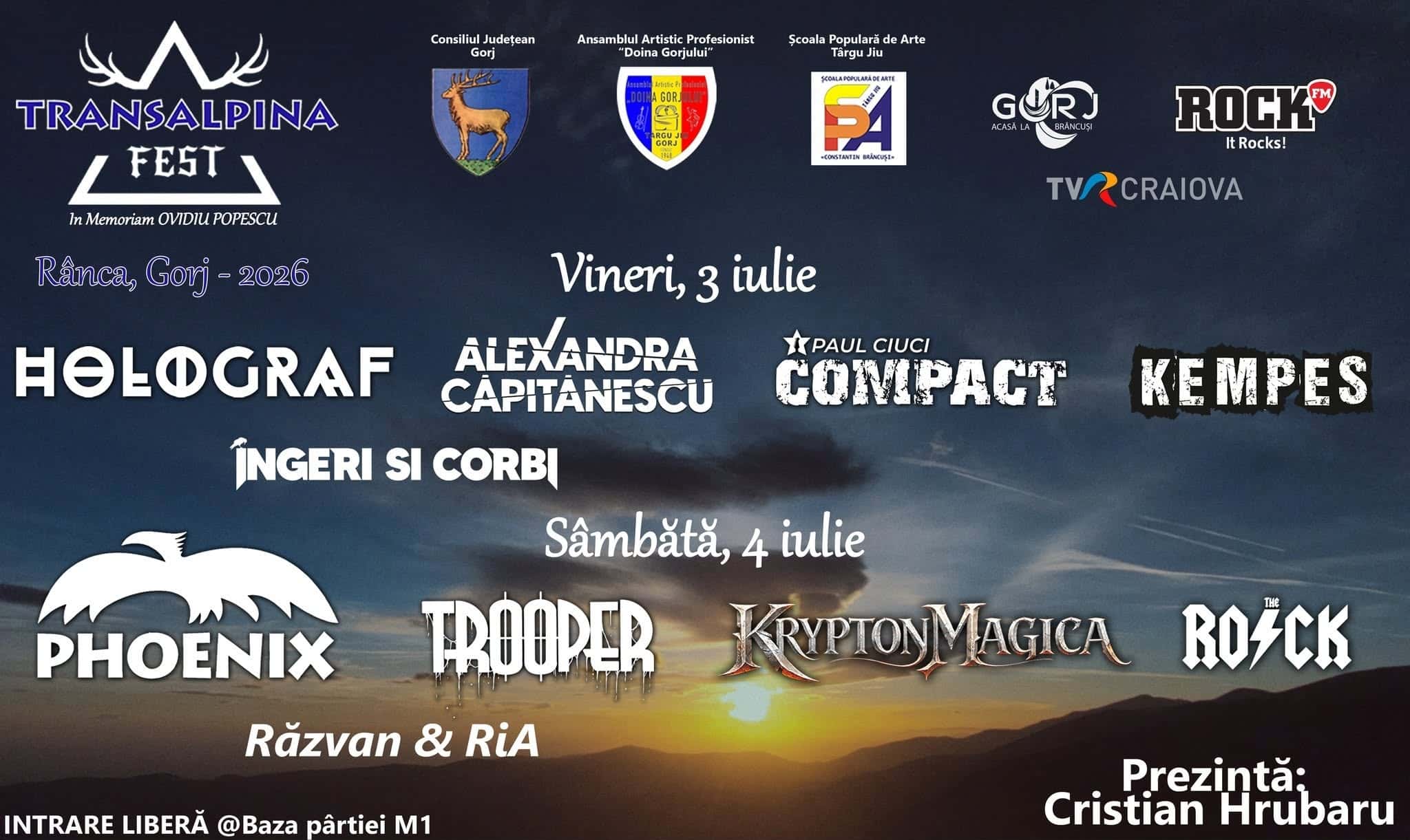 „Transalpina Fest”: 3-4 iulie
