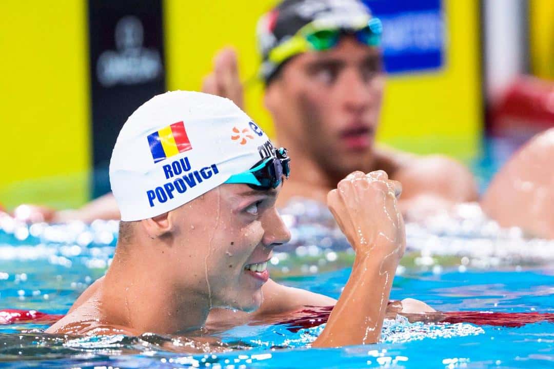 David Popovici a câștigat medalia de aur și la 200 metri liber