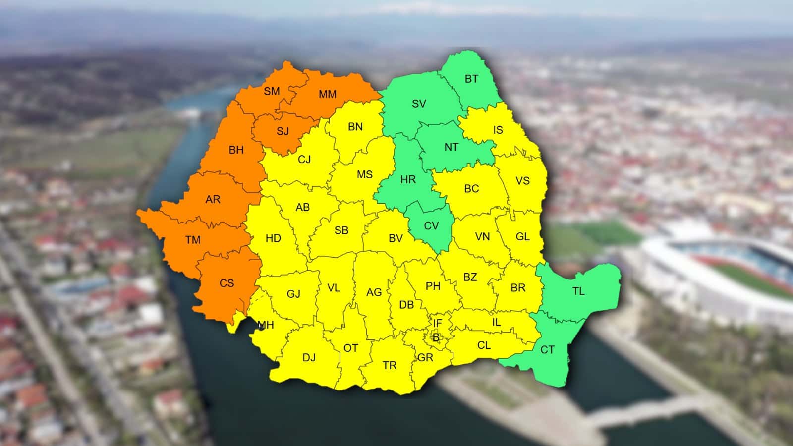 Gorjul, vizat de cod galben de caniculă