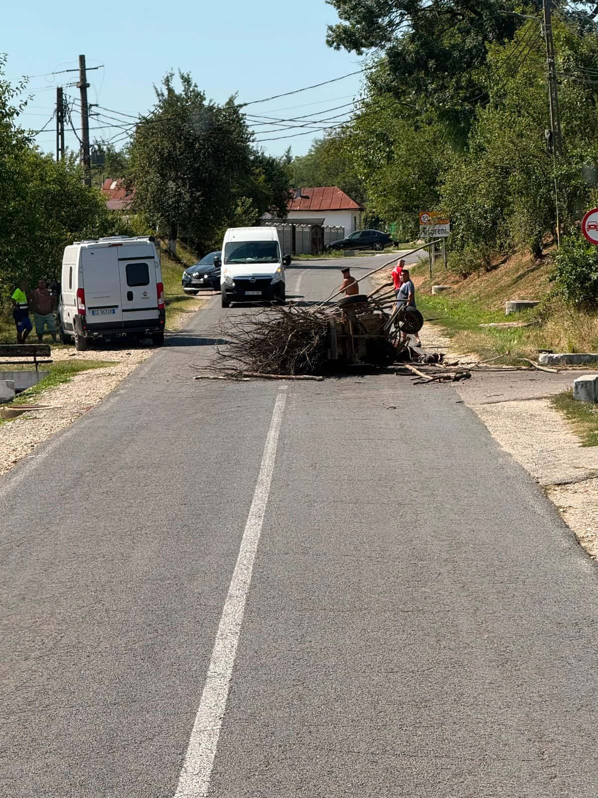 Cal ucis în urma unui accident la Căpreni