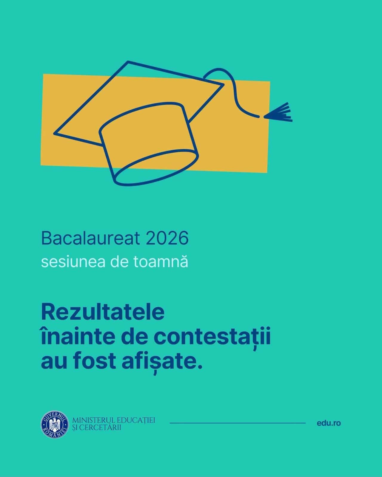 S-au afișat notele la BAC-ul de toamnă