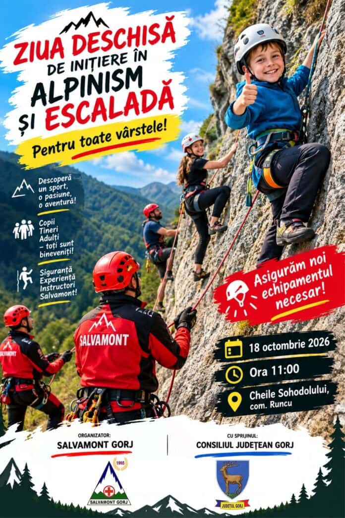 Alpinism și escaladă în Cheile Sohodolului