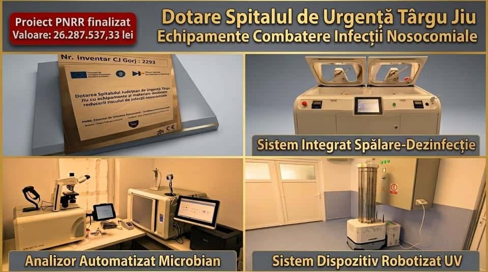 Investiție de peste 26 milioane de lei la SJU Târgu Jiu