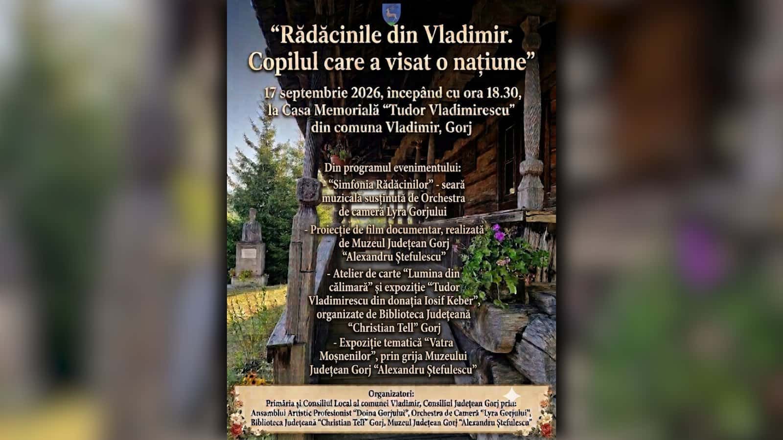 Eveniment dedicat lui Tudor Vladimirescu, la Vladimir