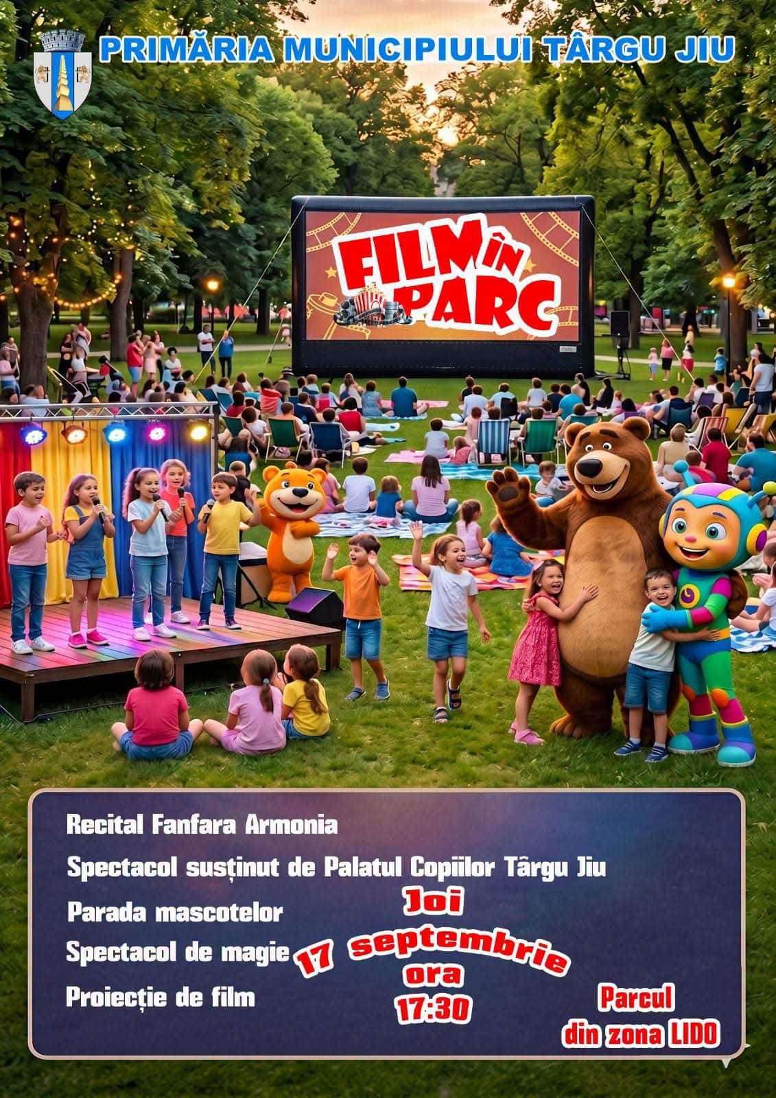 O nouă ediție „Film în parc”