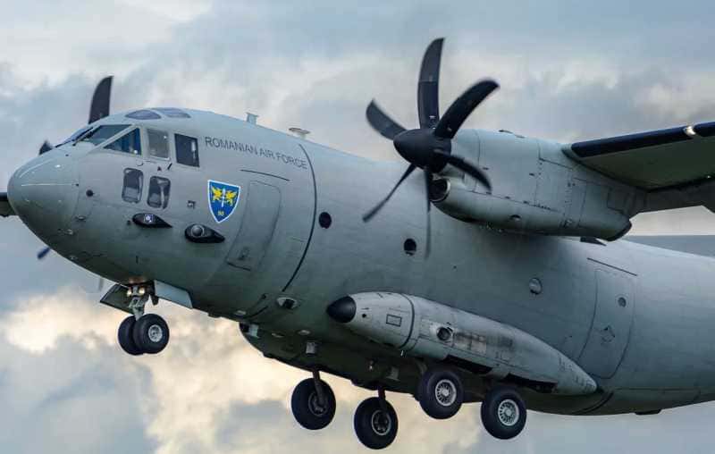 Avion Spartan, trimis să stingă incendiul din zona Rânca