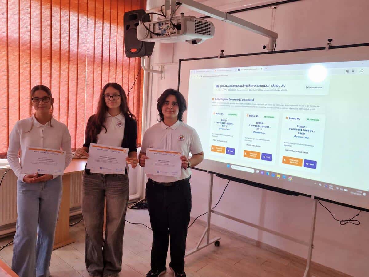 Performanța unor elevi din Târgu Jiu, răsplătită