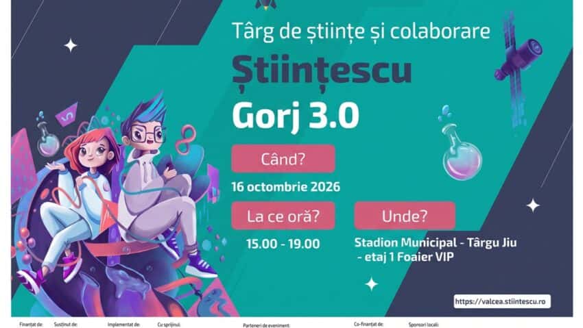 Târg de științe pentru copii și tineri, astăzi, la Târgu Jiu