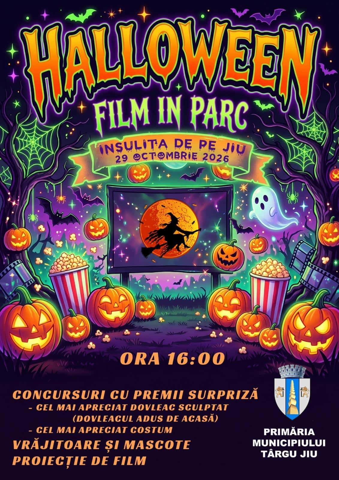 Ediție speciala Film în parc, de Halloween